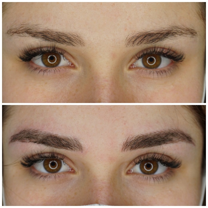 diseño de cejas pelo a pelo asturias