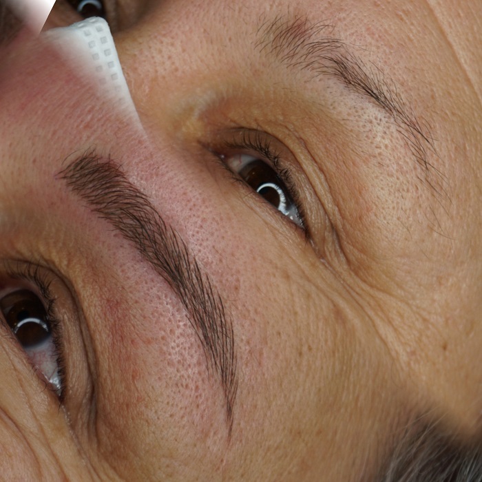 resultado microblading asturias cejas definidas